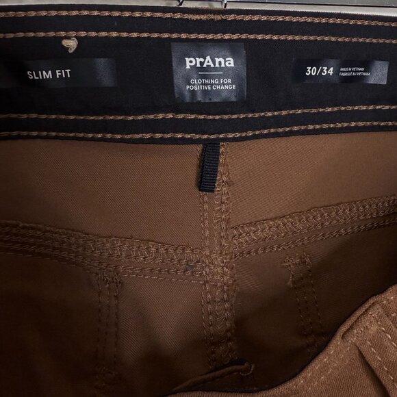 prAna Stretch Zion II Slim Fit Pant in Sepia, 30x34 - Picture 10 of 12